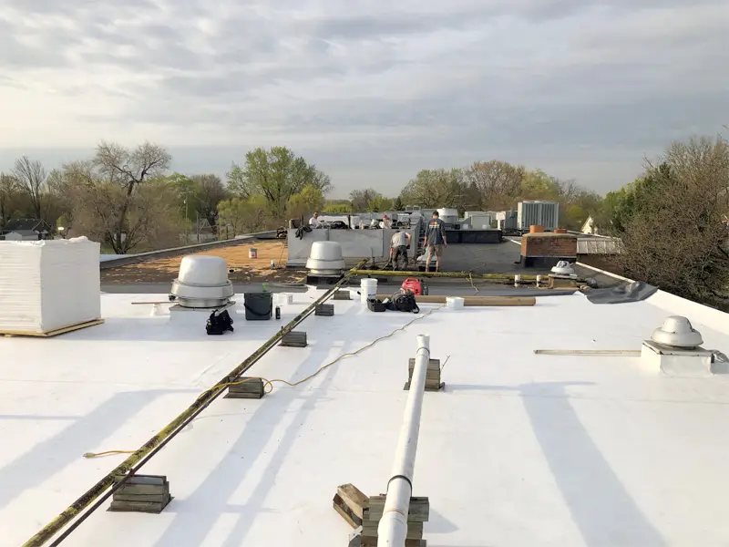 photo of a commercial roof