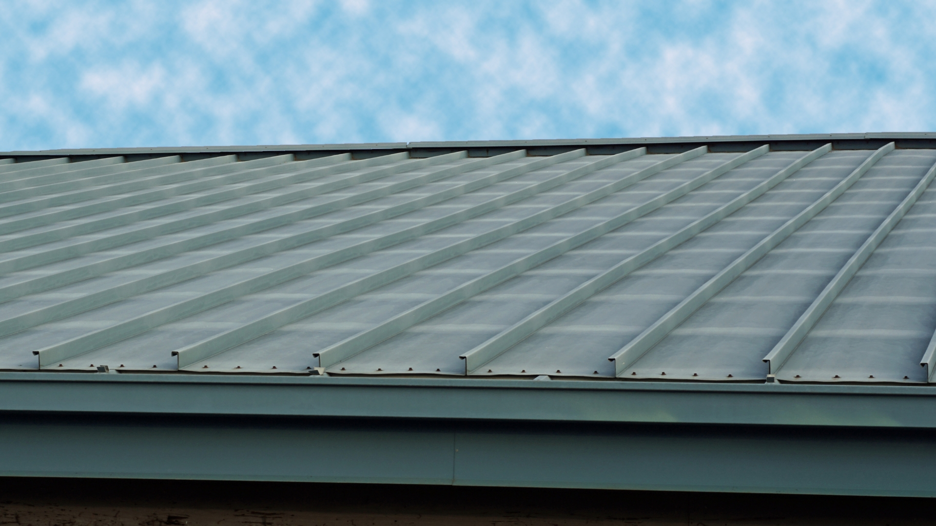 A picture of Metal Roofing on a building.|